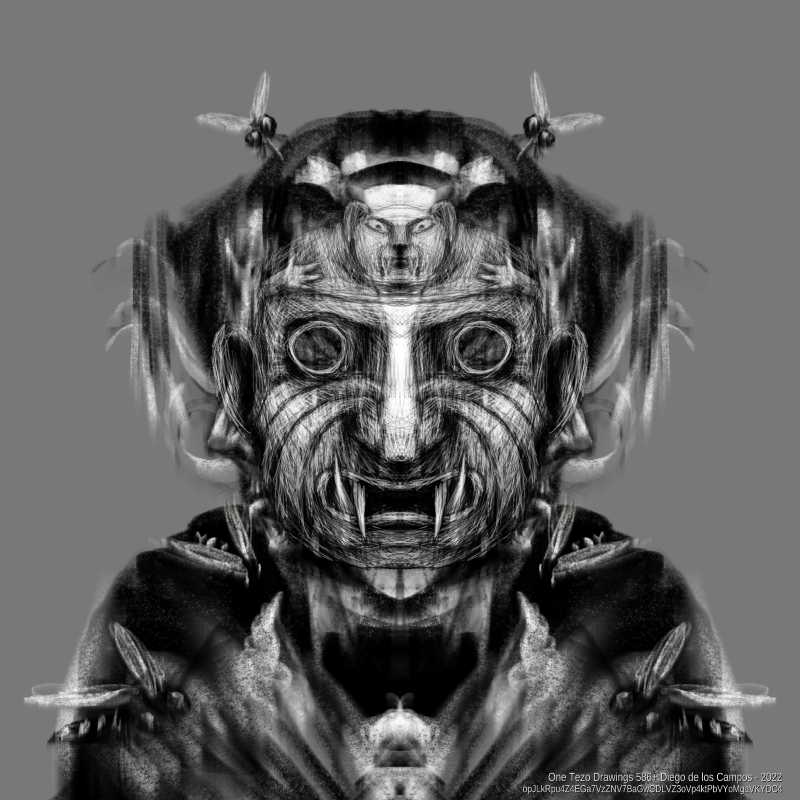 One Tezo Drawings_586+ #14 static token preview