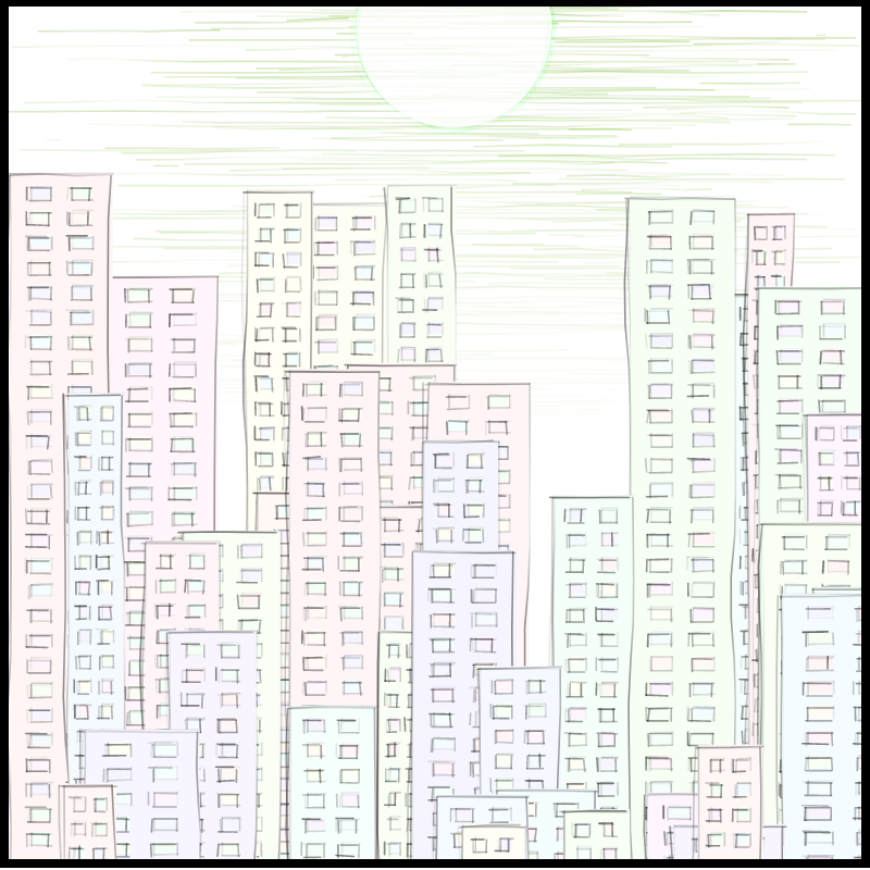 City sketch #15 static token preview