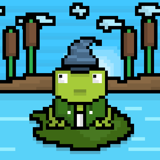 Pixel Frogs #10 static token preview
