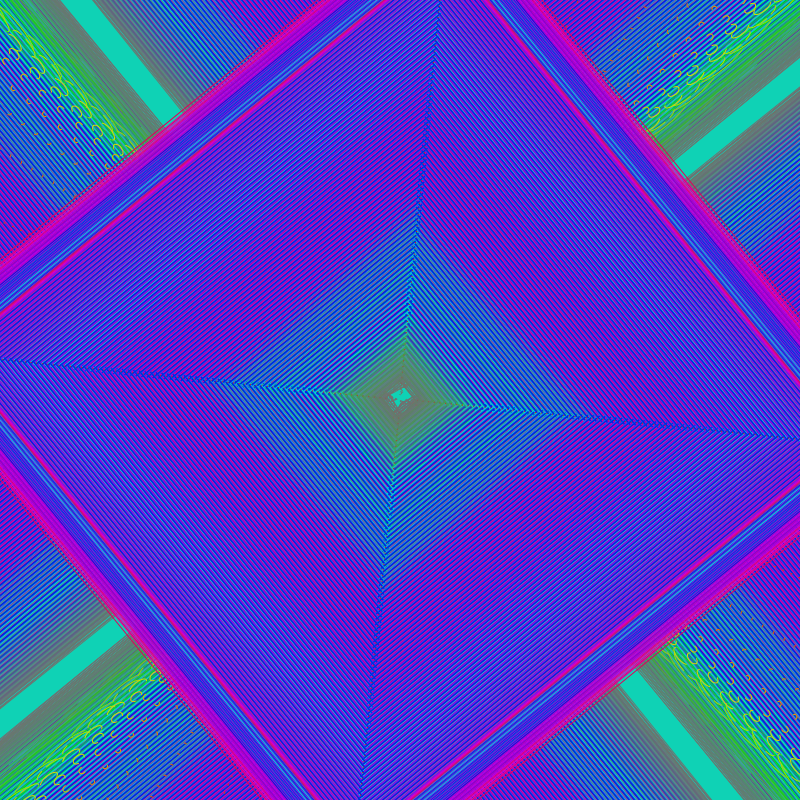 Fibonacci Rainbow Spirals 15 #1 static token preview