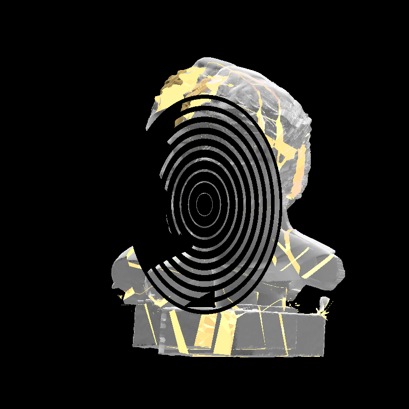 Exploding headz #23 static token preview
