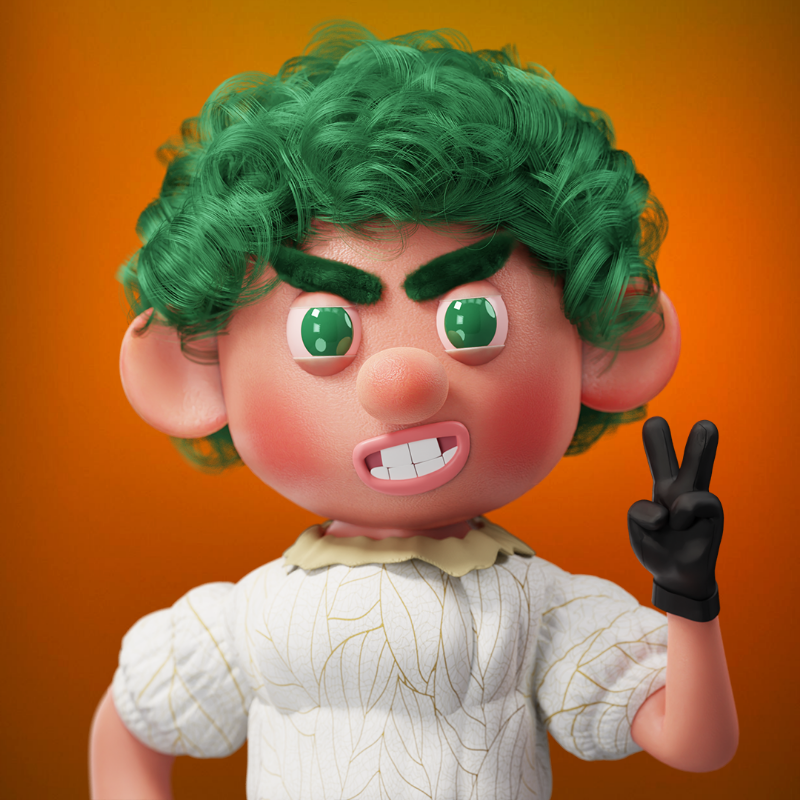 Little Angry #7 static token preview