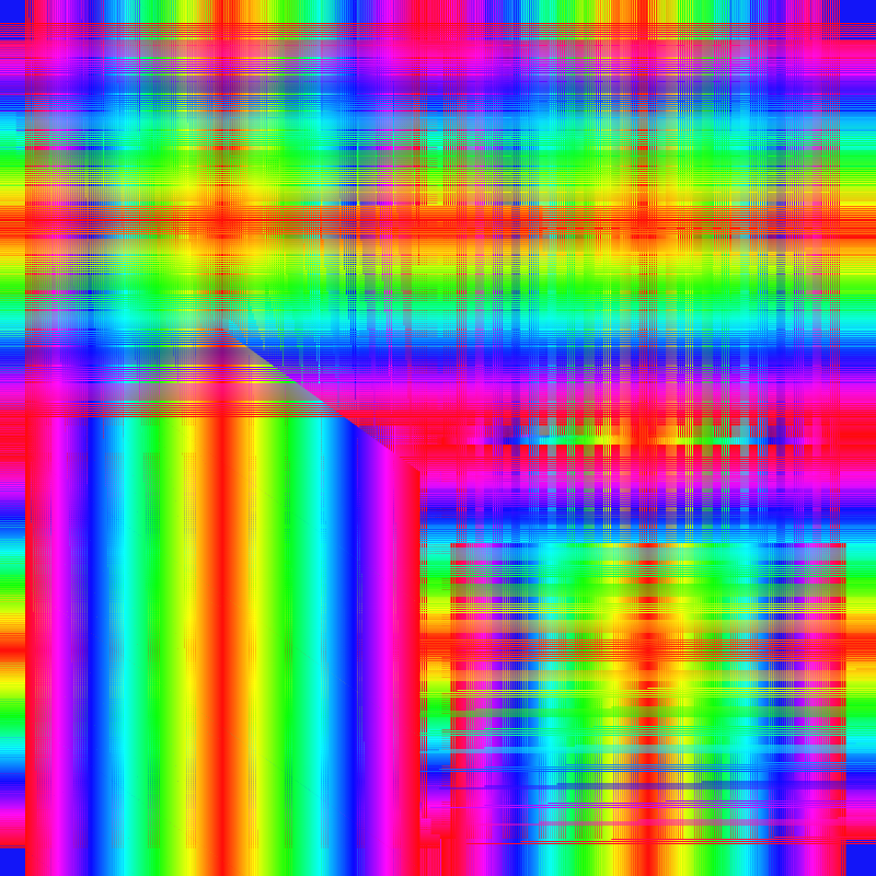 Fibonacci Rainbow Spirals 14 #2 static token preview