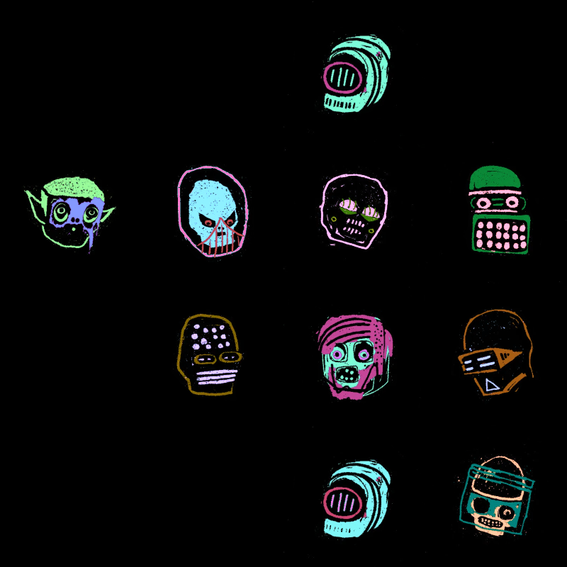 Warhol's Rabble #6 static token preview