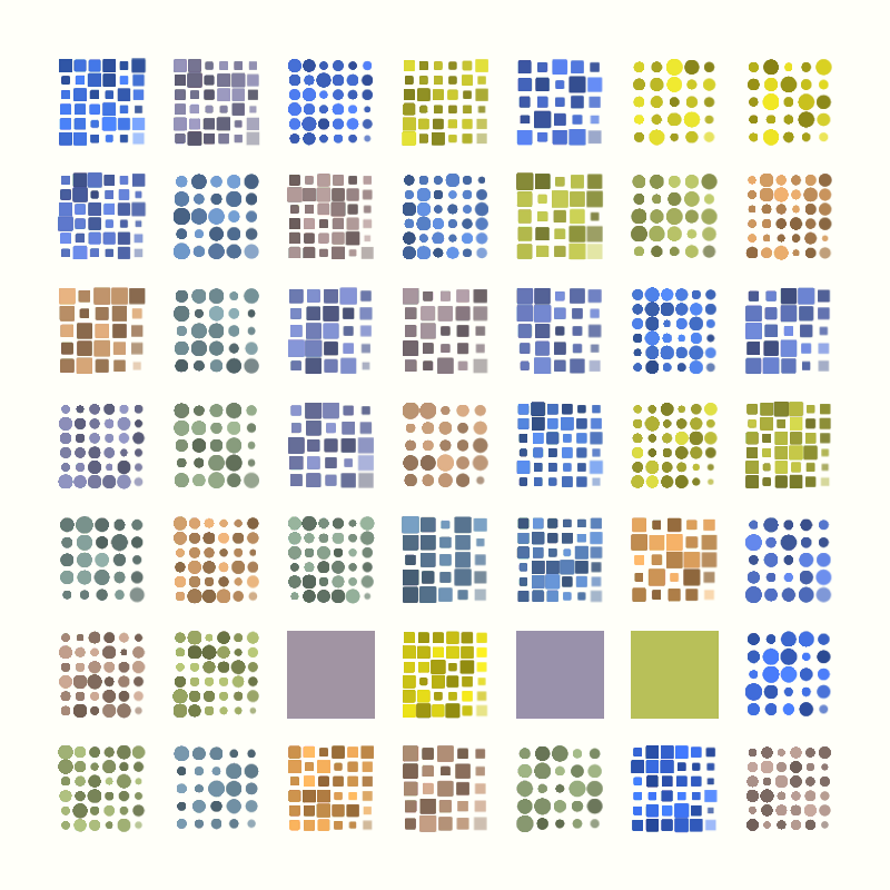 Pastel Grid #8 static token preview