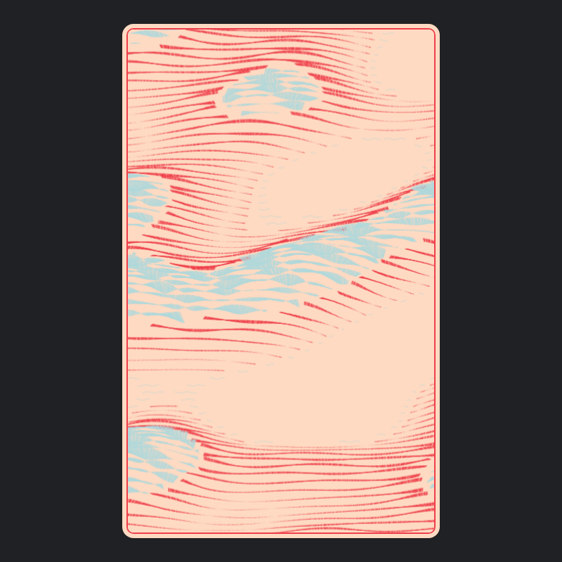 Topographic Playing Card #12 static token preview