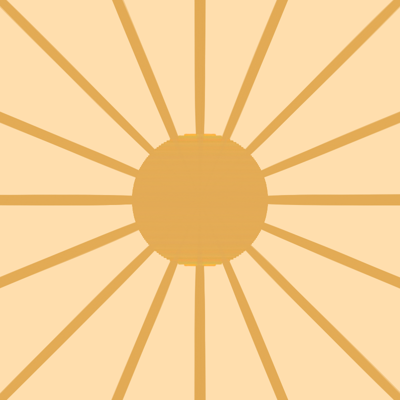 Lever de soleil linéaire #5 static token preview