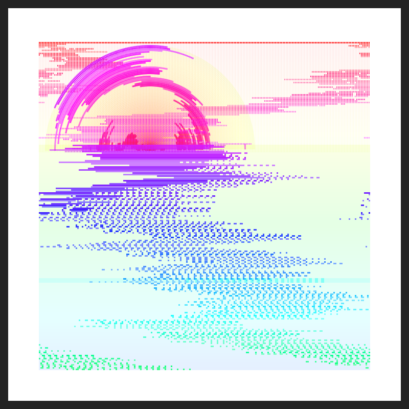Glitch Acuarela #23 static token preview