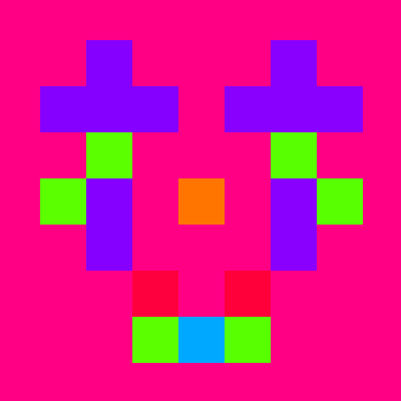 Colorful Invaders #8 static token preview