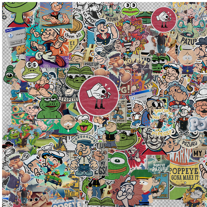 Sticker addict: PEPEYE #16 static token preview