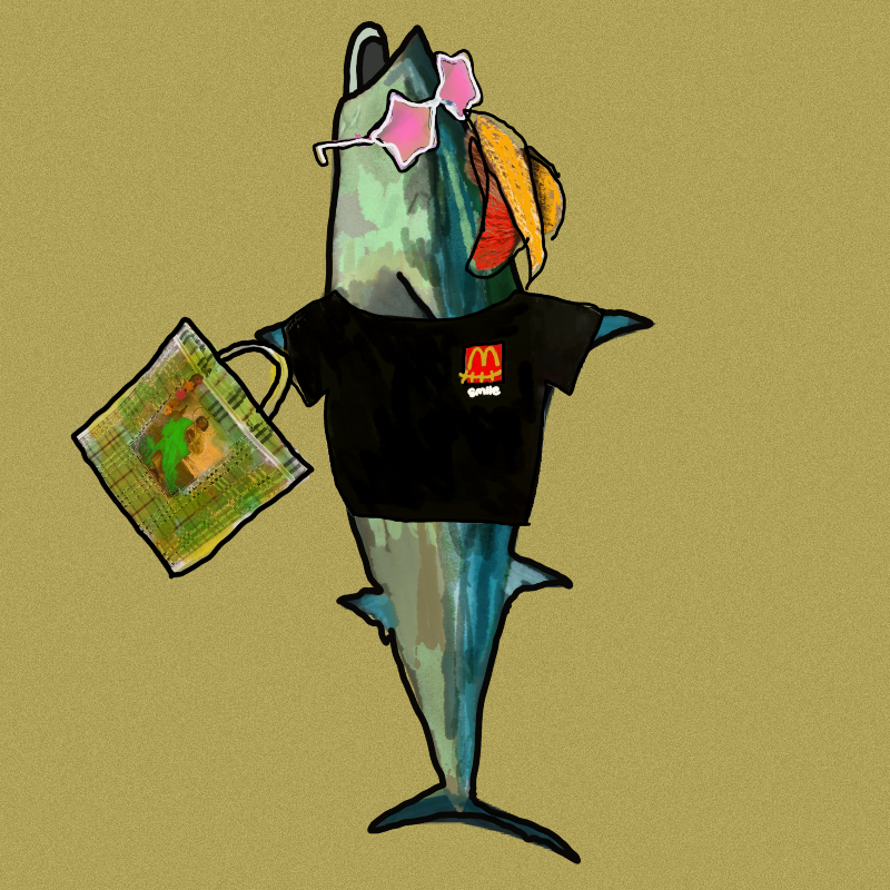 The Apathetic Crypto Fish Society #18 static token preview