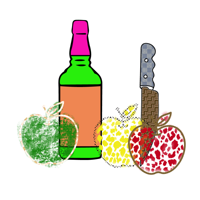 bottle and apples #11 static token preview