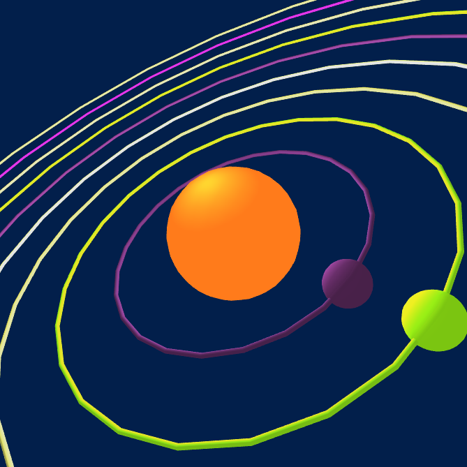 Generative solar system #5 static token preview