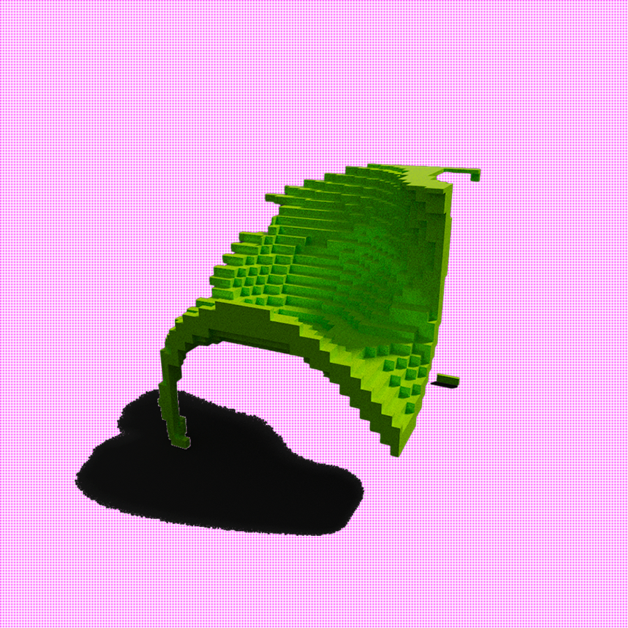‘Low-Res’ poems #16 static token preview