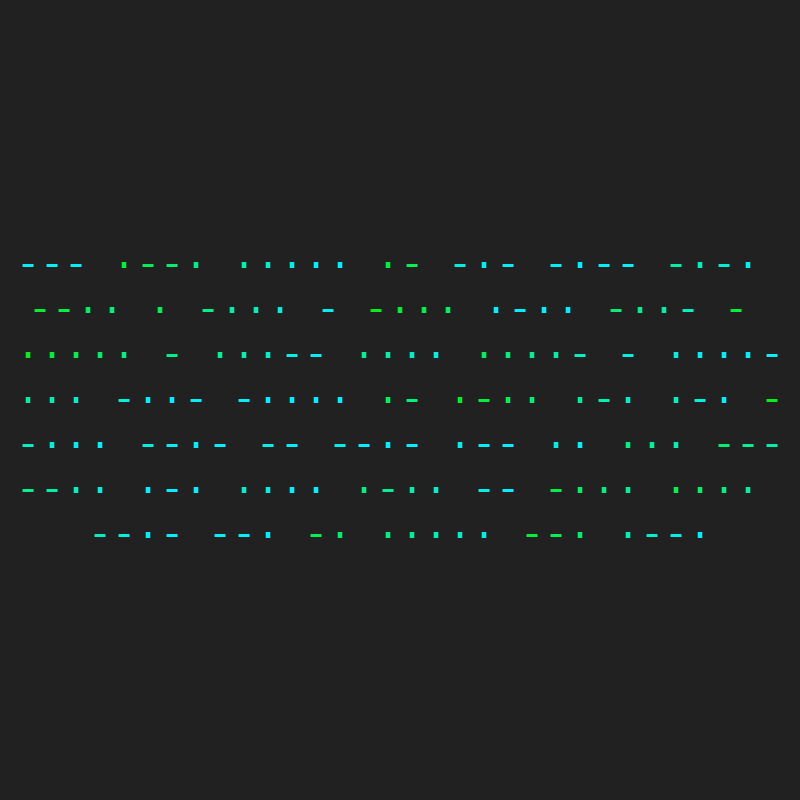 Hash > Morse #11 static token preview