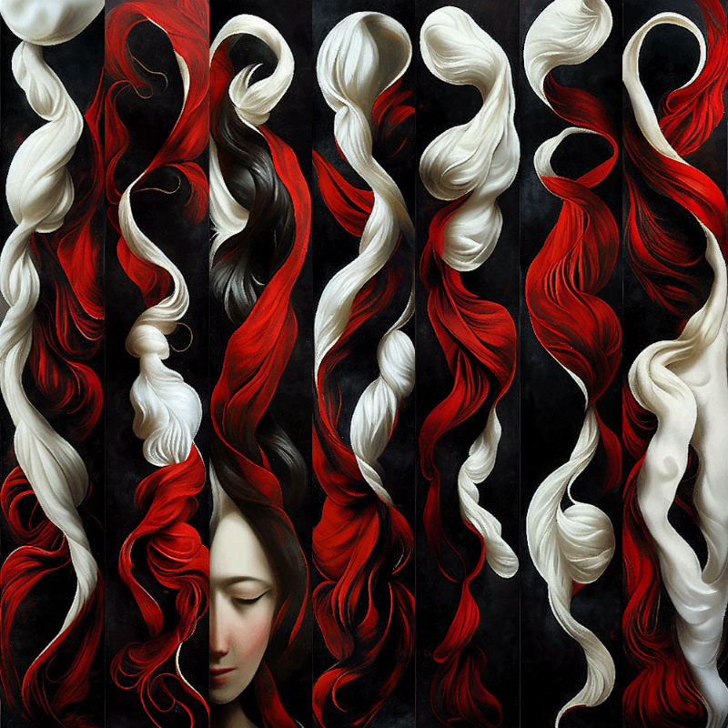 AI Red Hair #4 static token preview