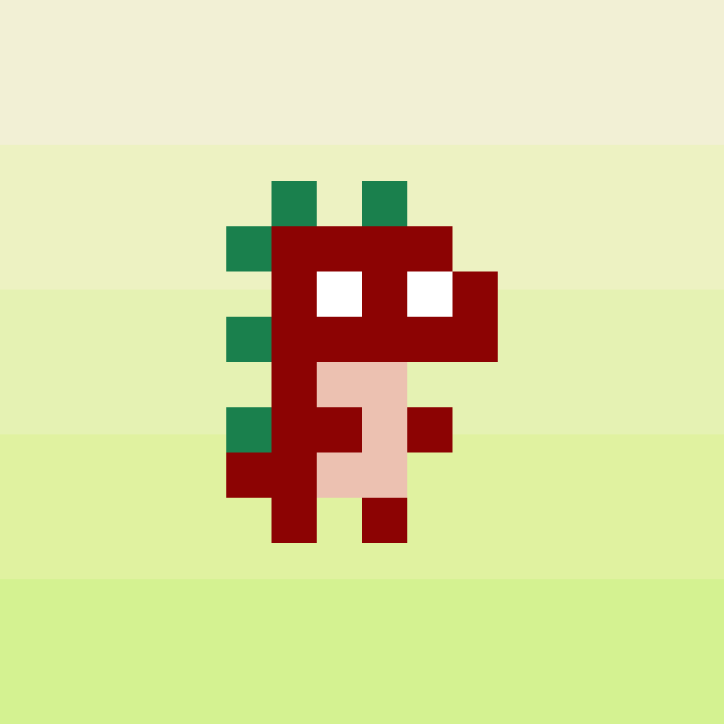 Coded Tiny Dinos #281 static token preview