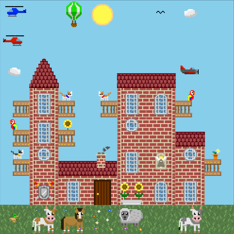 2D Mansion #92 static token preview