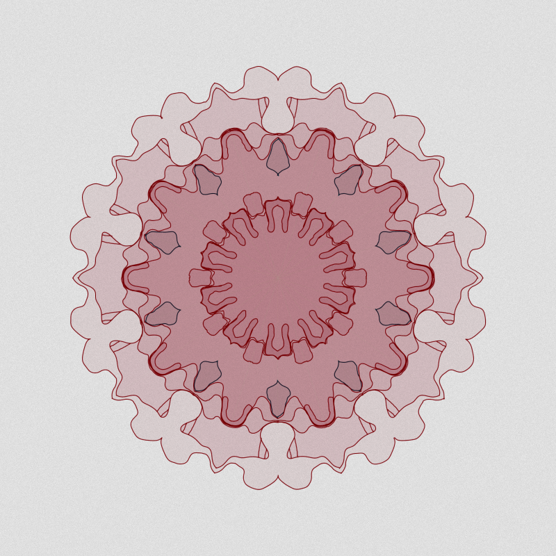 Handdrawn Kaleido #14 static token preview