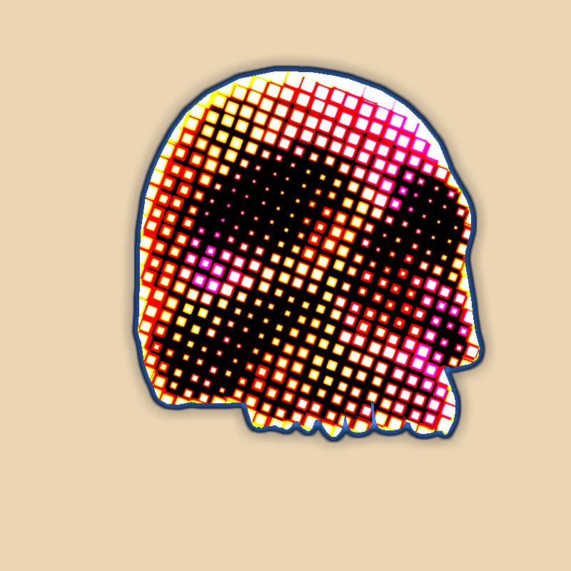 Acid Warning #19 static token preview