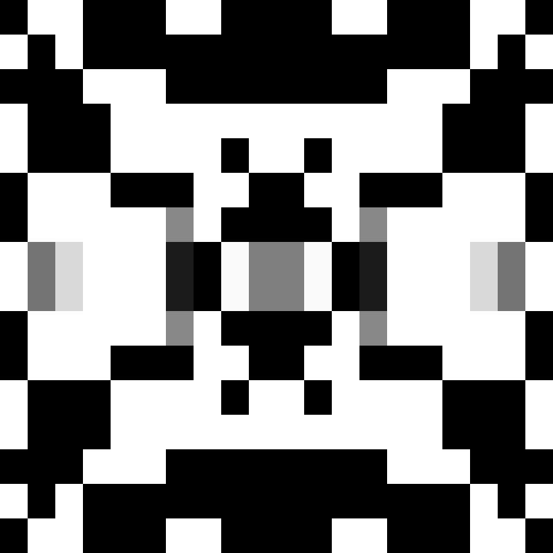 QR Glyphs Invaders #14 static token preview