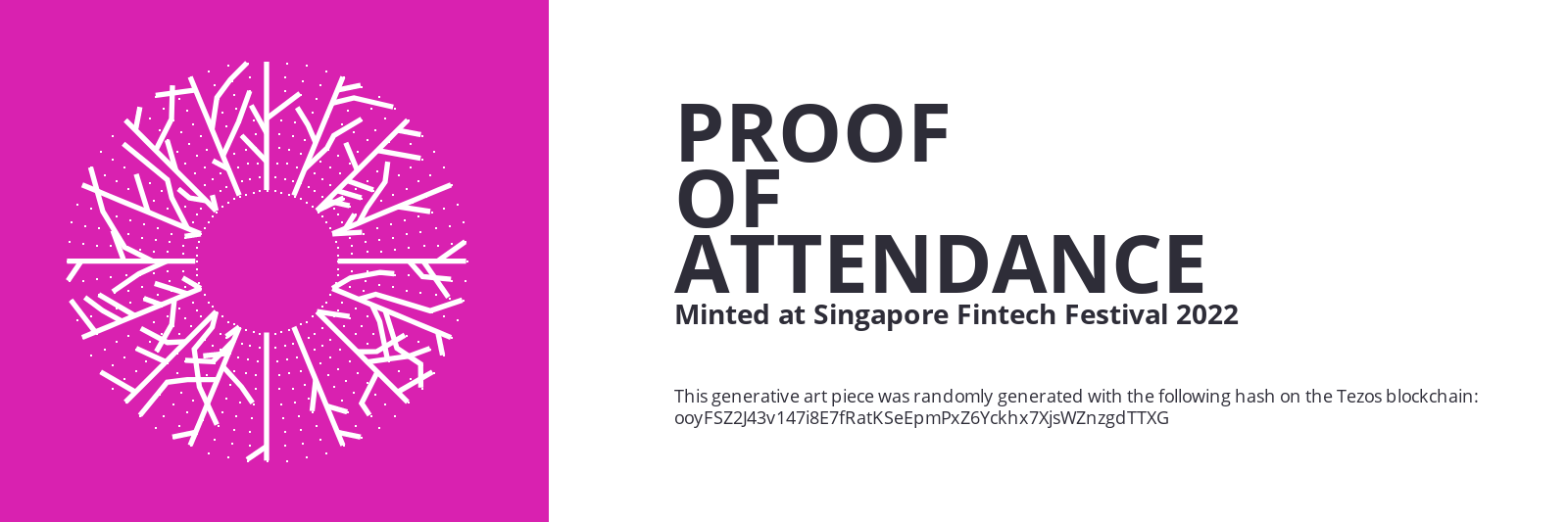 SFF2022 Proof of Attendance Token #1059 static token preview