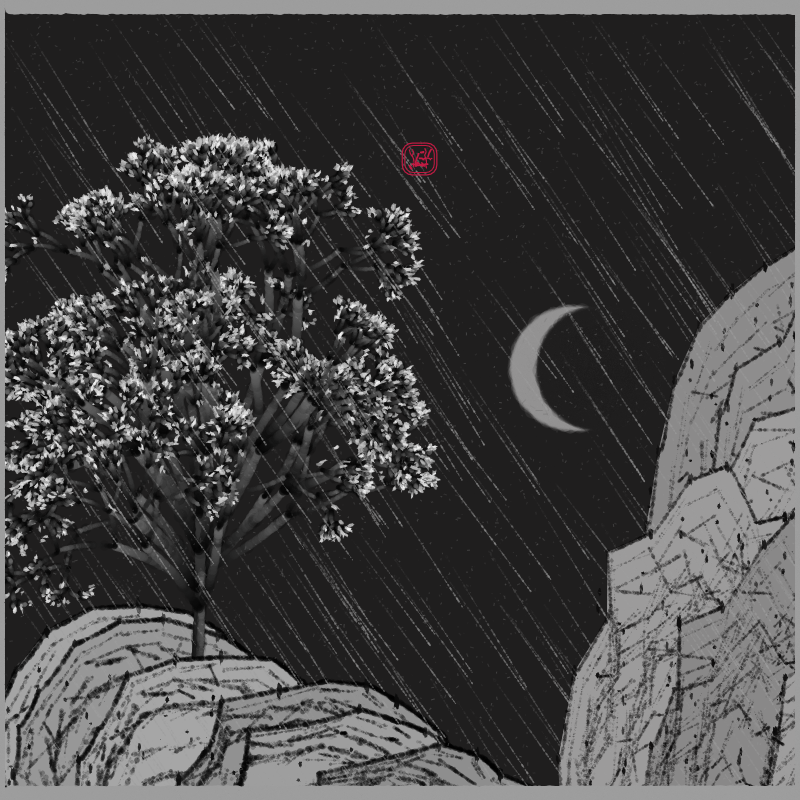 Bloom in the rain #2 static token preview