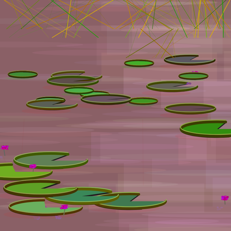 Water Lilies #8 static token preview