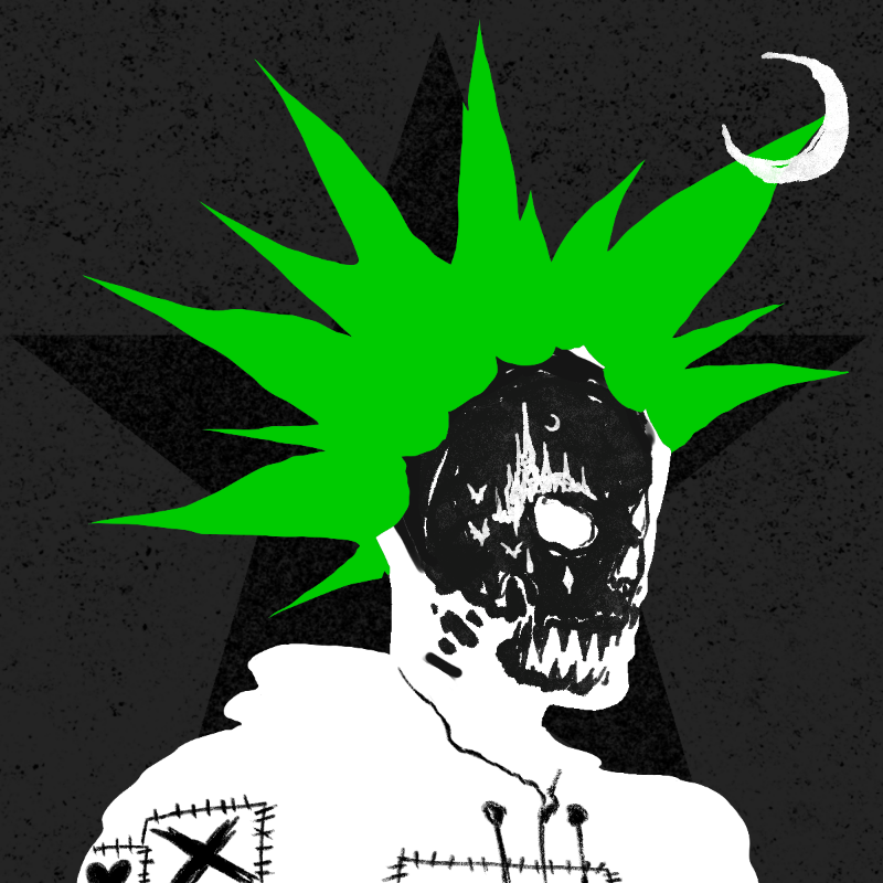 The Unseen Punks #12 static token preview