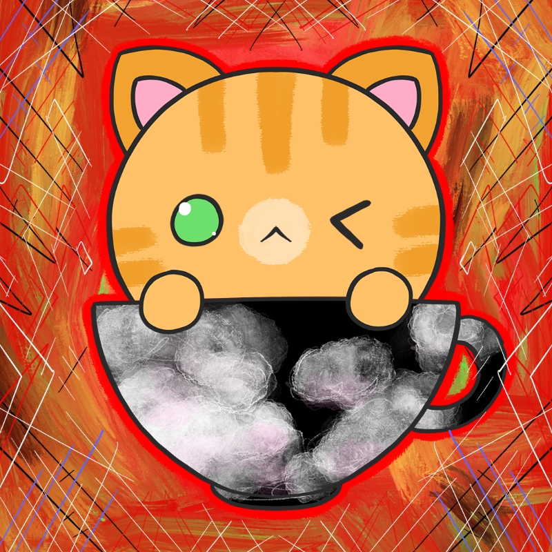 Cupkitties #9 static token preview