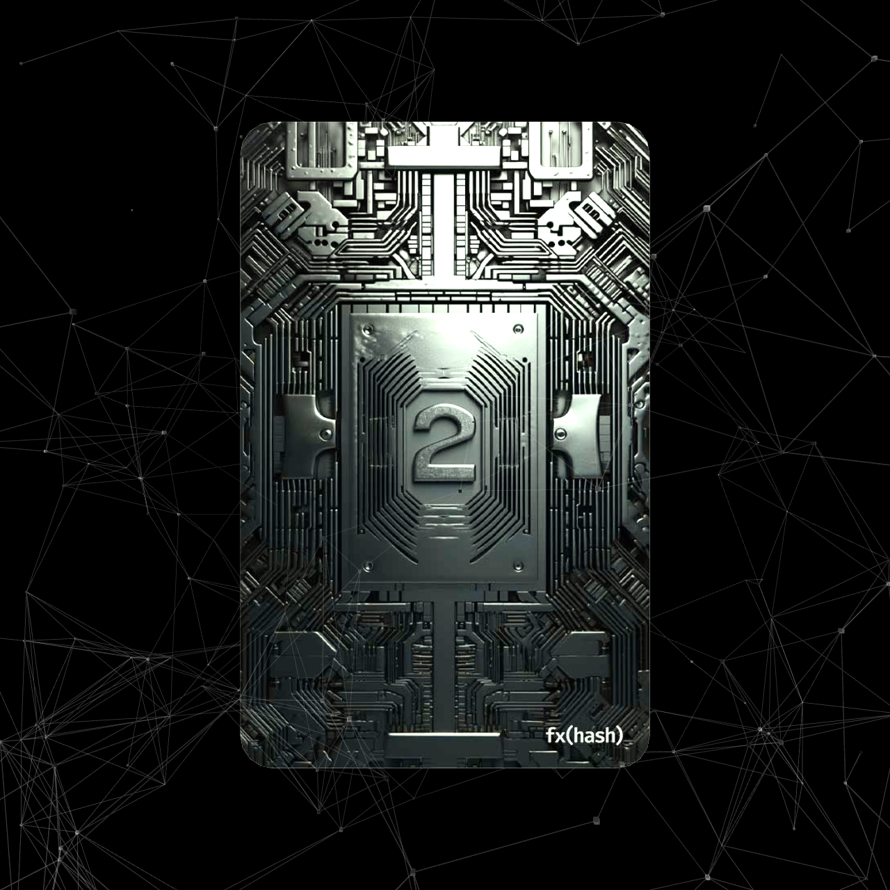FXHash 2.0 Card #7 static token preview