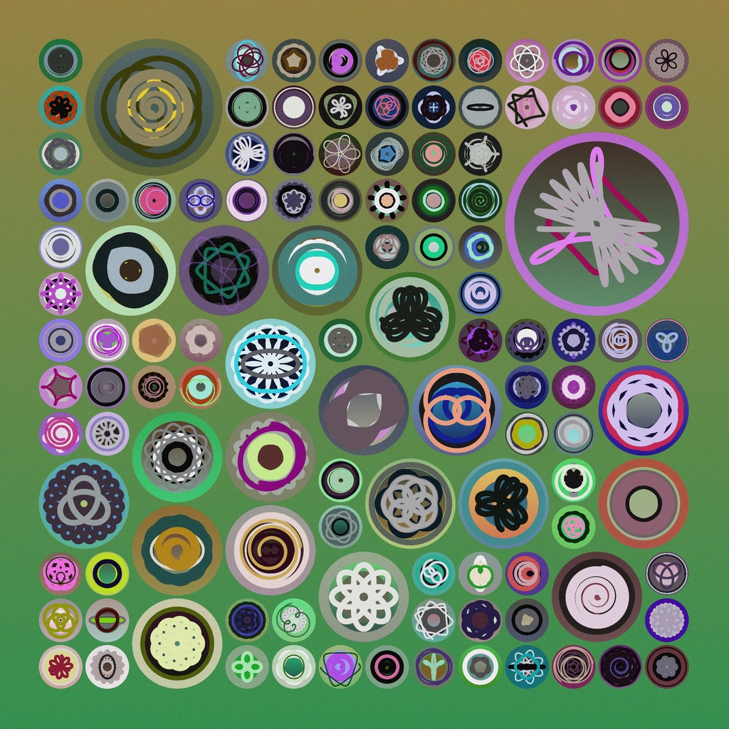 Spirography #16 static token preview