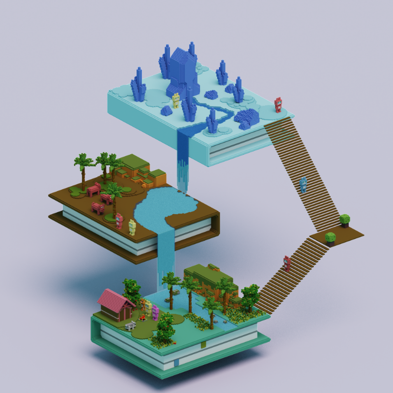 Books and islands #17 static token preview
