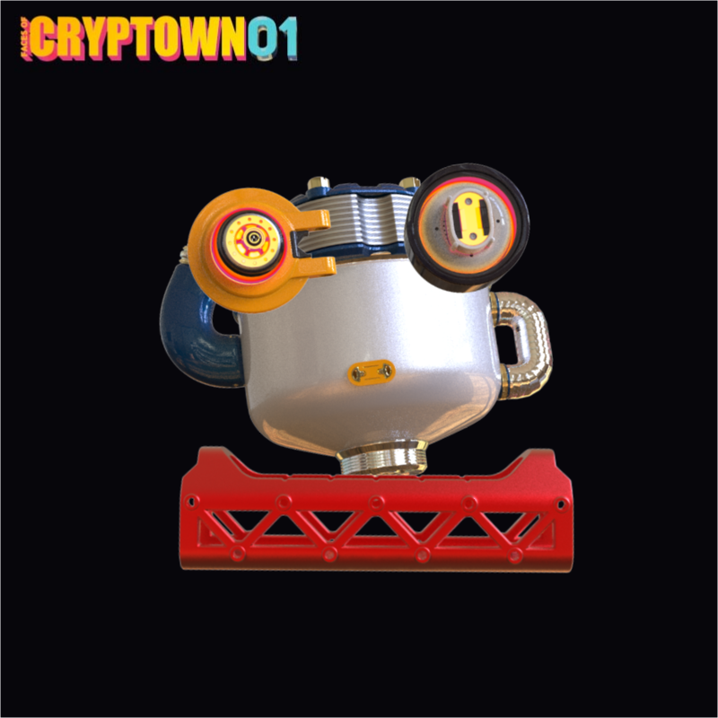 FacesOfCryptown vol.01 #19 static token preview