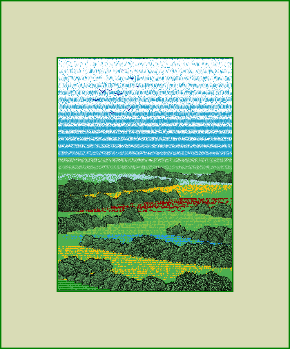 Fields of flowers #16 static token preview