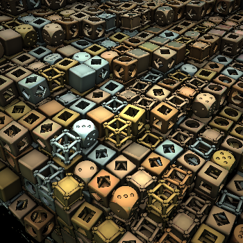 Tired Voxels #16 static token preview