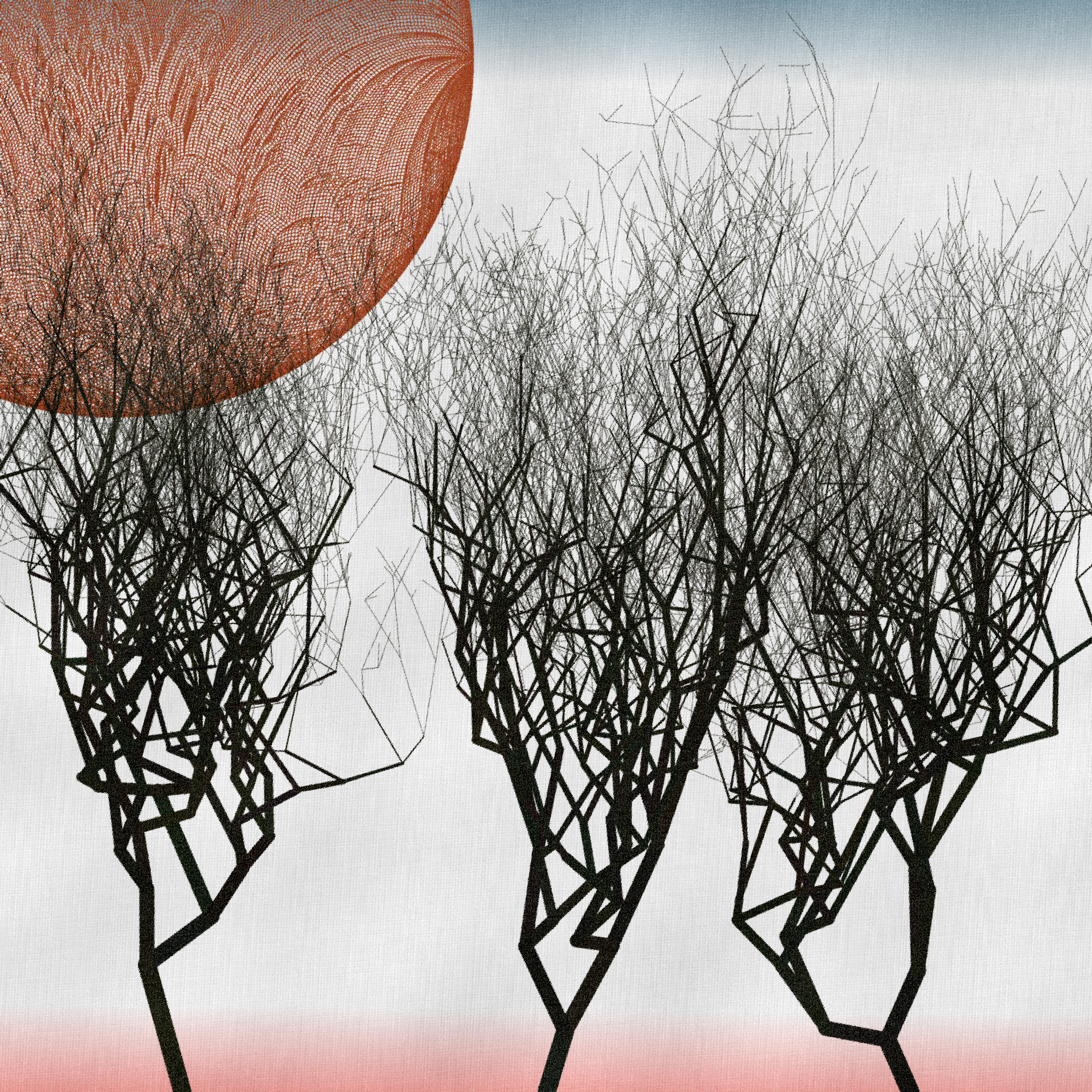 Three dead trees on earth #122 static token preview