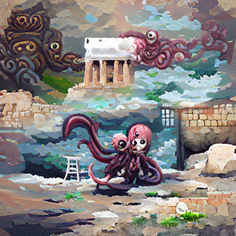 Octopus's Gardens and Ruins #52 static token preview
