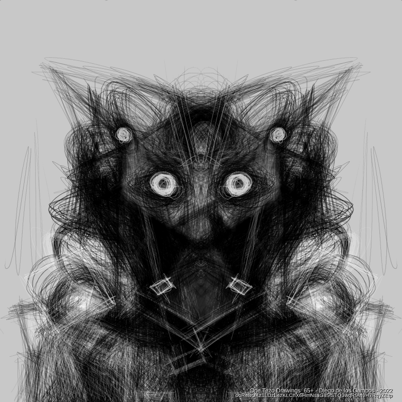 One Tezo Drawings_65+ #11 static token preview
