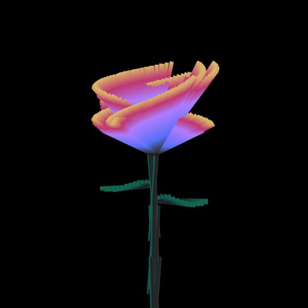 Digital Flower #14 static token preview