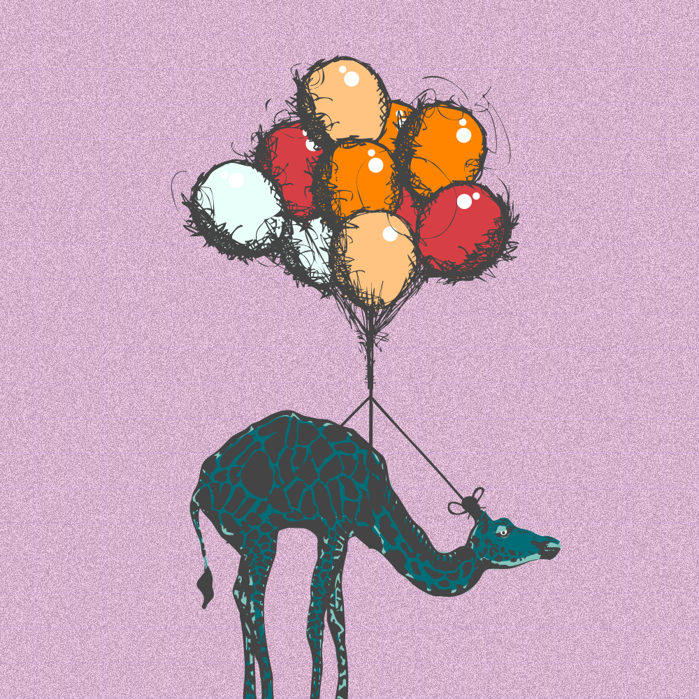 Flying Giraffe #1 static token preview