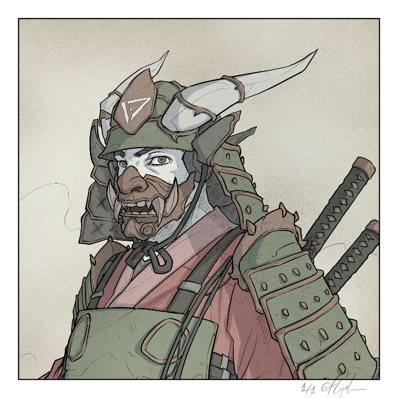侍 (SAMURAI) #7 static token preview