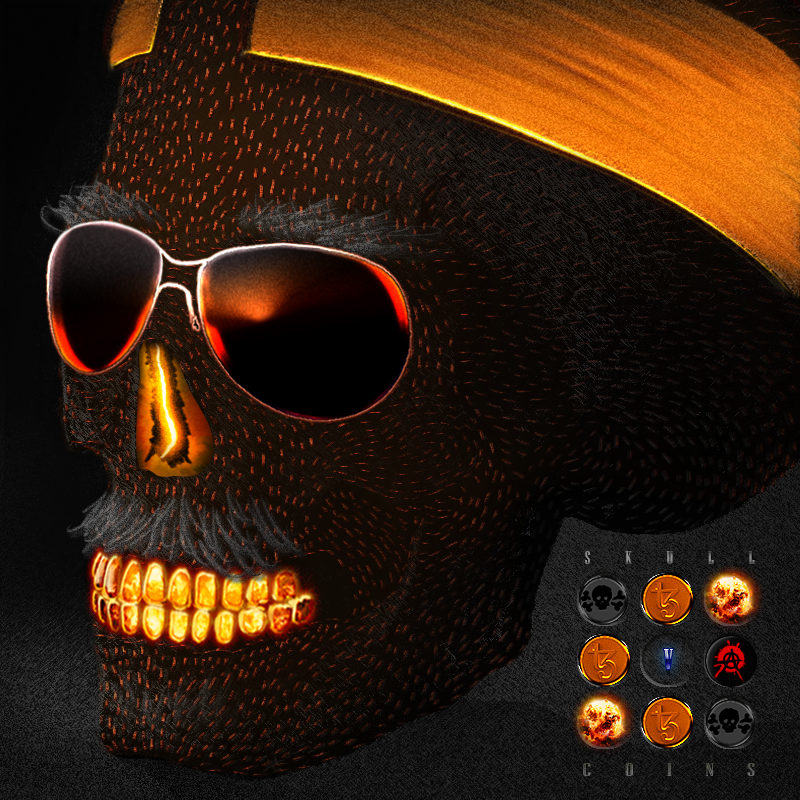 Scratch Skulls #22 static token preview