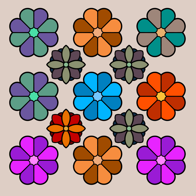 Just Flowers and Colors... #8 static token preview