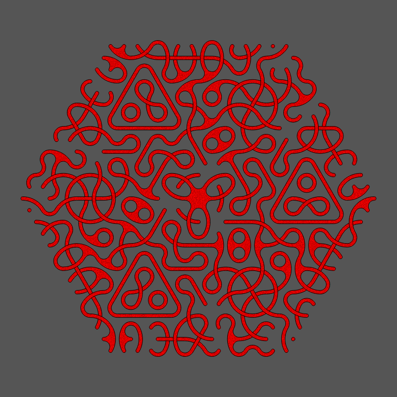 Threefold Symmetry - Dark Variations #7 static token preview