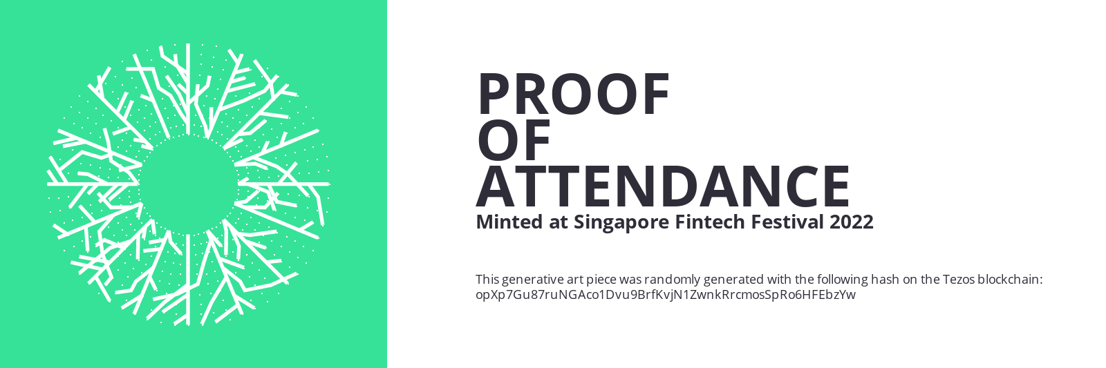 SFF2022 Proof of Attendance Token #1872 static token preview