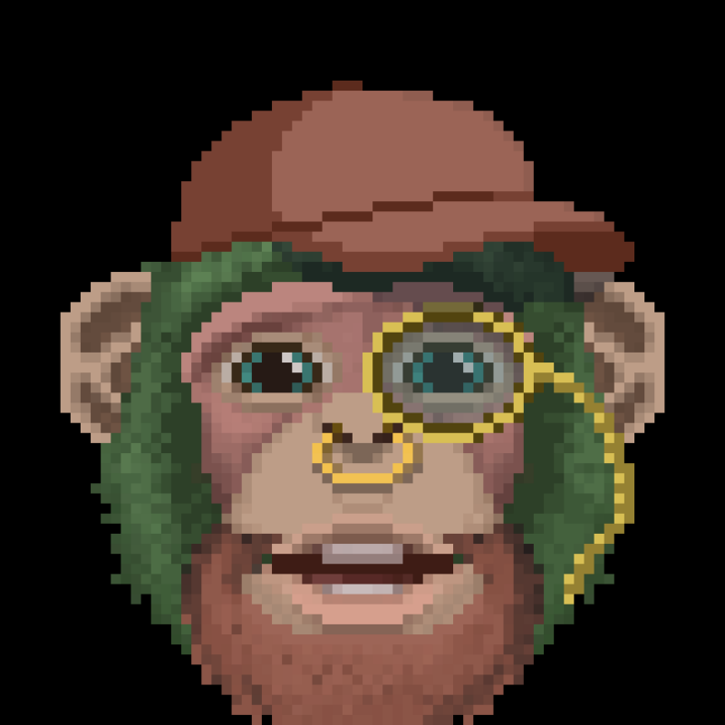 Monke head #17 static token preview