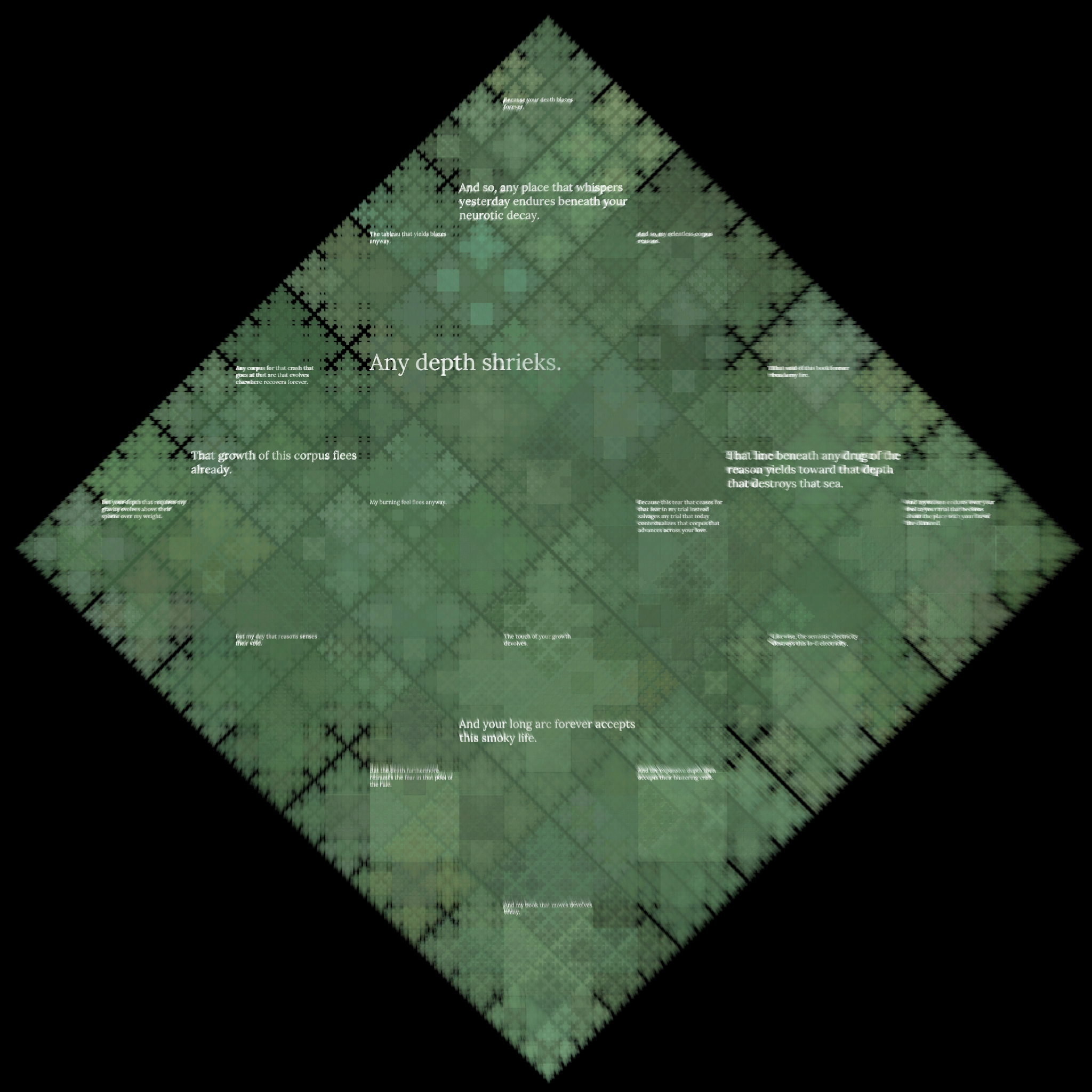 Diamond Fractal Fire #15 static token preview