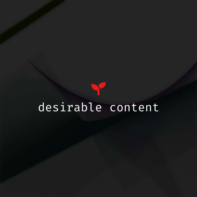 desirable content #3 static token preview