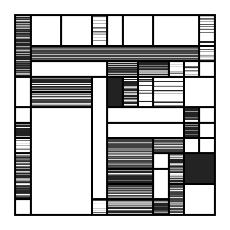 Mono Mondrian #13 static token preview